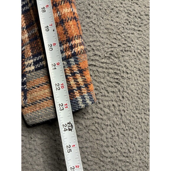 Vintage 60s Big Yank Check Plaid Button Up Flannel Medium Rockabilly Logger - Picture 9 of 12